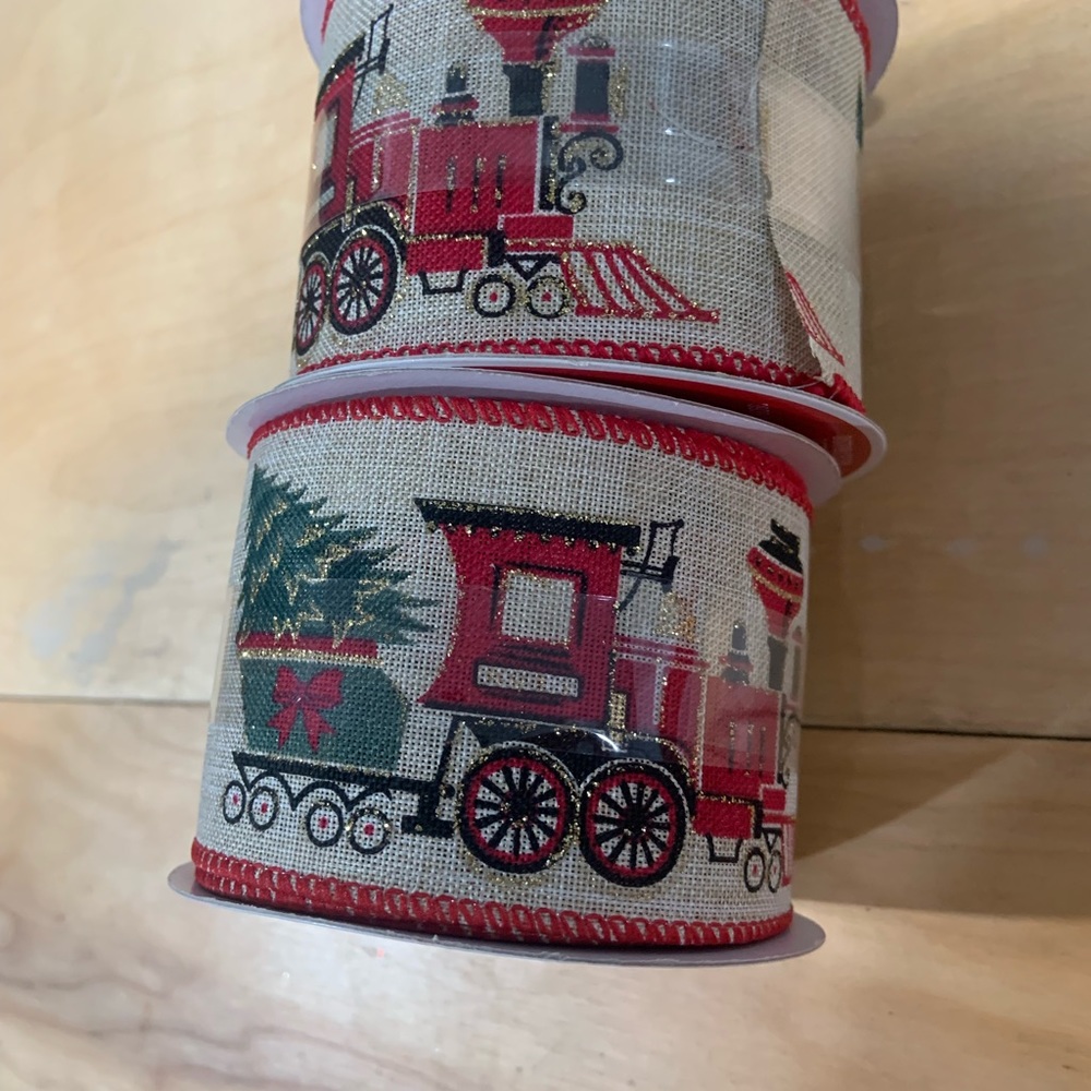 2 Xmas ribbons